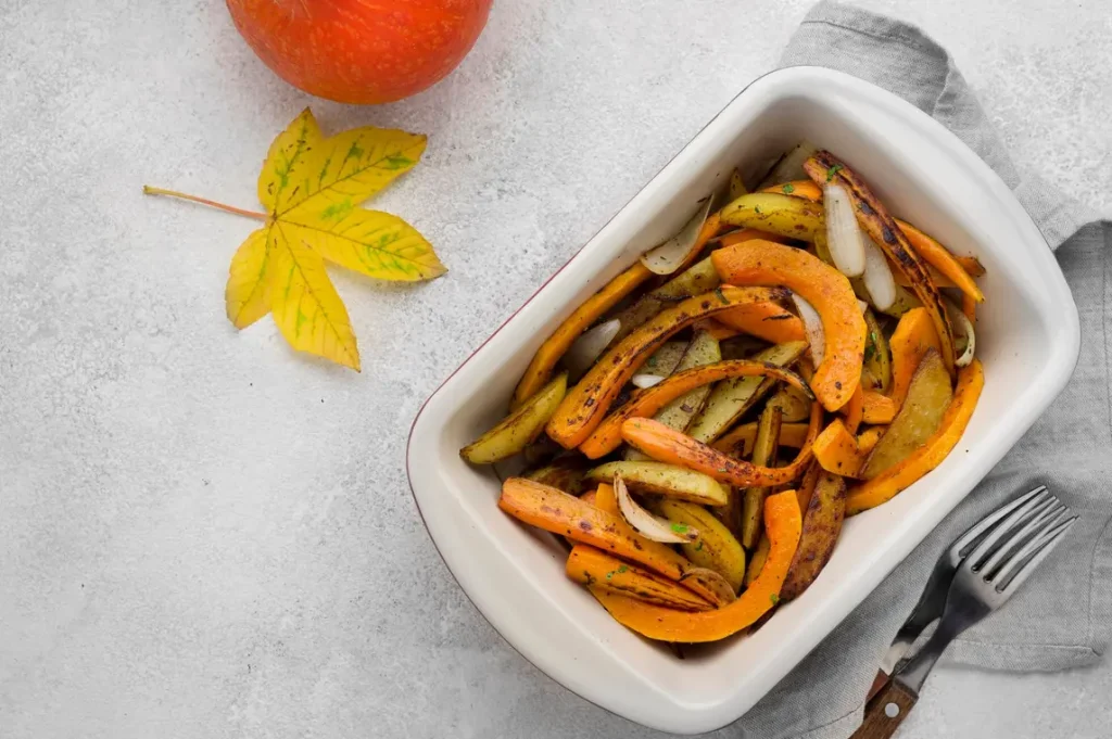 chips saludables fitness de calabaza al horno
