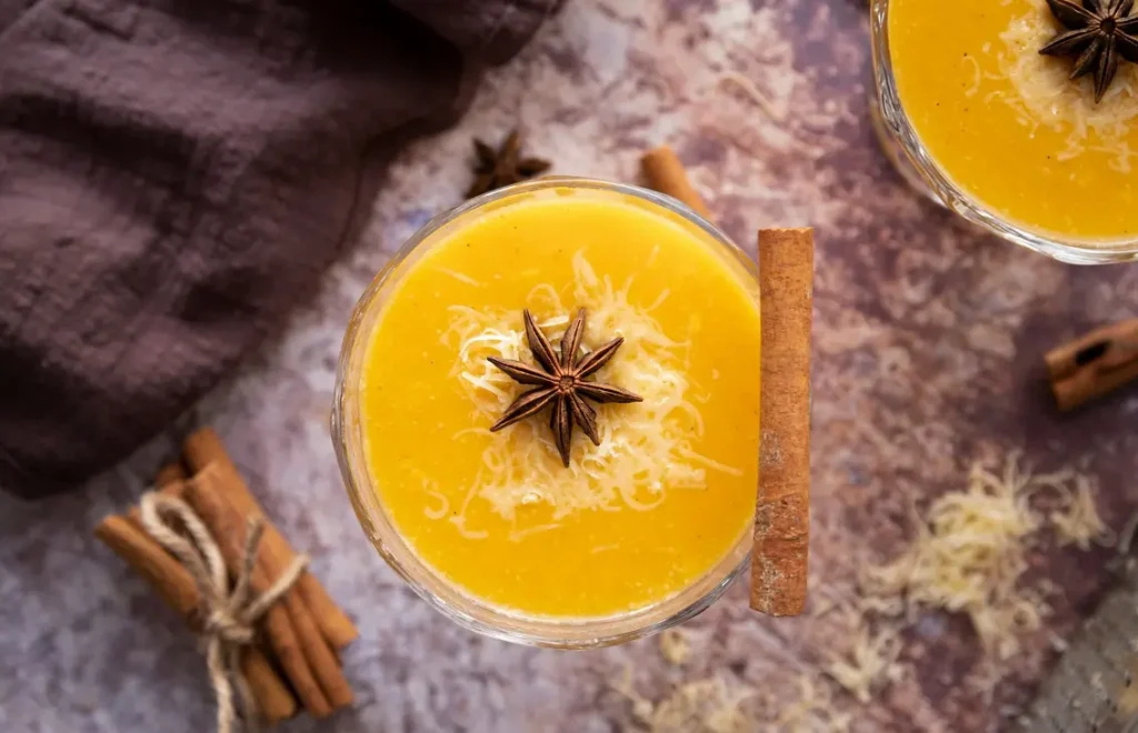 receta de crema de calabaza con jengibre y leche de coco saludable