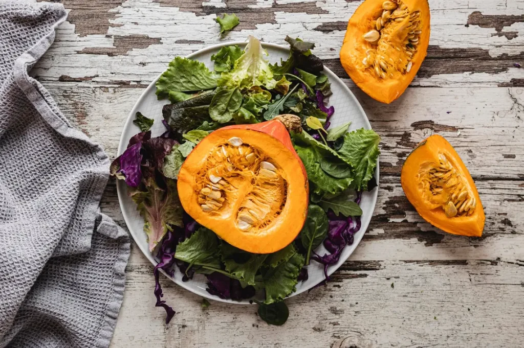 receta de calabaza asada para deportistas saludable